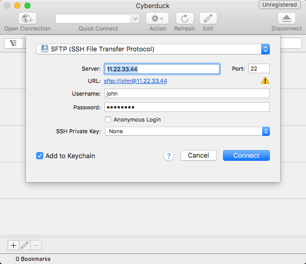 sftp gui client for mac